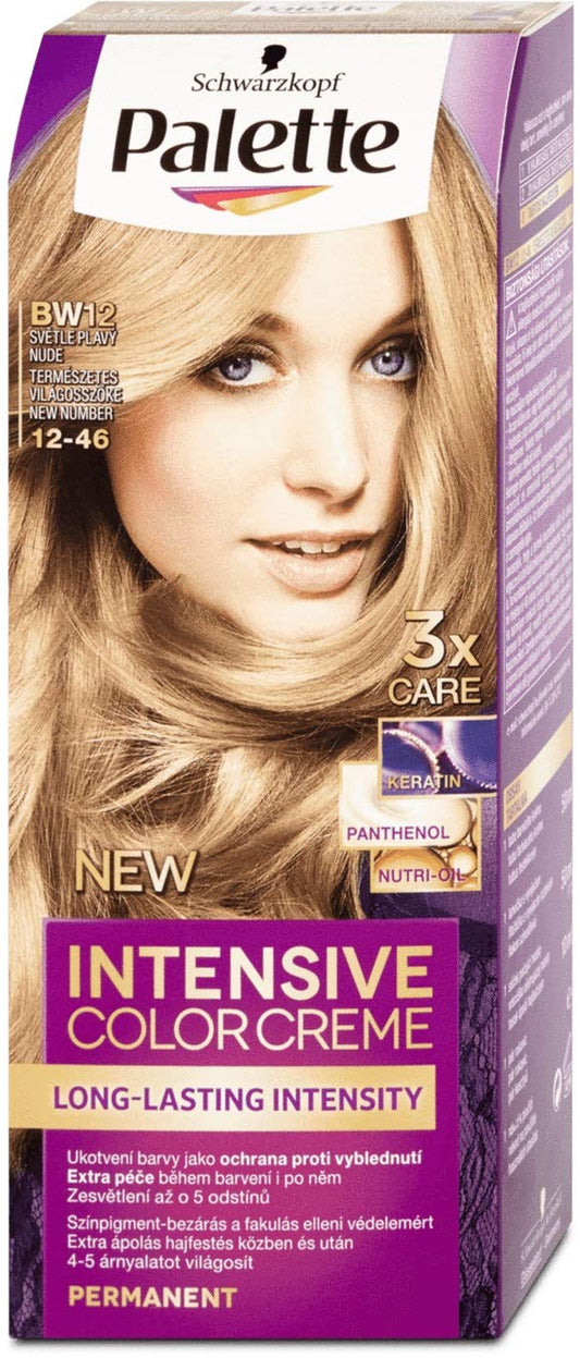 Palette Intensive Color Creme, 110 ml./3.7 fl.oz. (12-46 (BW12) - Nude Light Blonde)