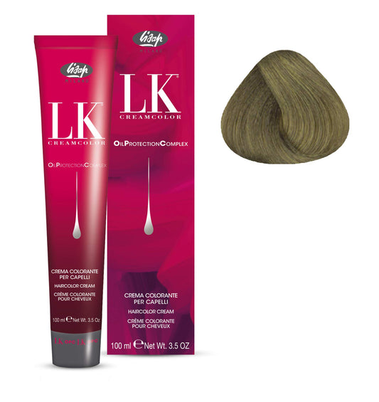 Lisap LK Oil Protection Complex Hair Color Cream, 100 ml./3.38 fl.oz. (9/28 - Very Light Blonde Ash Pearl)