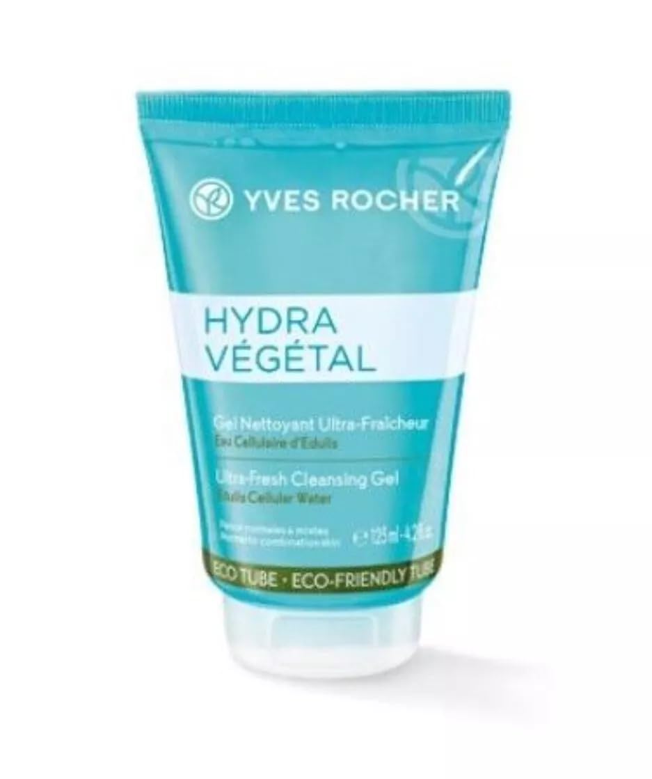 Yves Rocher Hydra Vegetal Hydrating Ultra-Fresh Cleansing Gel All Skin Types - 125 ml./4 fl.oz.