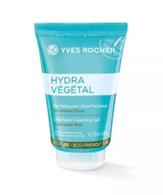 Yves Rocher Hydra Vegetal Hydrating Ultra-Fresh Cleansing Gel All Skin Types - 125 ml./4 fl.oz.