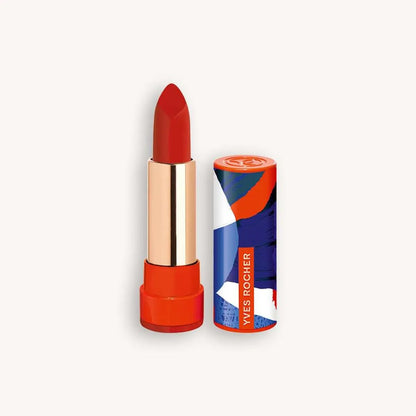Yves Rocher Matte Lipstick Velvety Matte Finish Long-Lasting Color Hydrating & Nourishing Formula Soft Lips Women Makeup - 3.7g / 0.13oz
