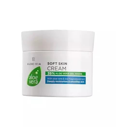 LR Health&Beauty Aloe Via Aloe Vera Soft Skin Gentle Face Body Cream 100 ml./3.3 fl.oz.