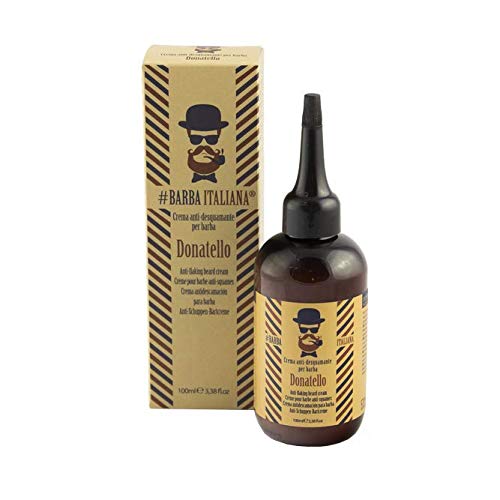 Barba Italiana Donatello Anti-flaking beard cream for Men, 100 ml./3.3 fl.oz.