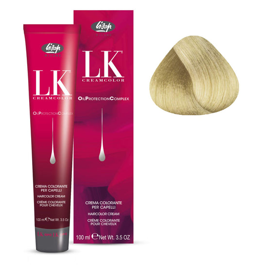Lisap LK Oil Protection Complex Hair Color Cream, 100 ml./3.38 fl.oz. (11/0 - Extra Lightened Natural Blonde)