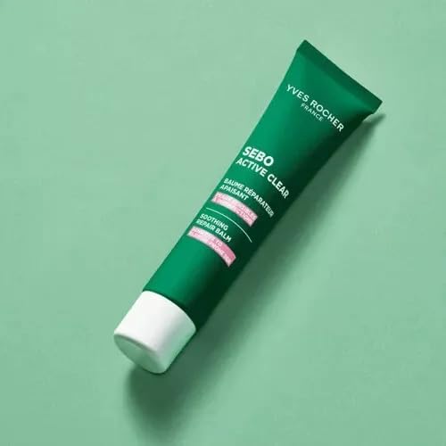 Yves Rocher Sebo Active Clear Regenerating Soothing Balm Sensitive Skin Lightweight Hydration Women Day Care 40 ml./1.4 fl.oz.