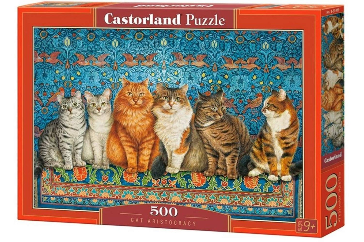 Castorland Puzzle 500 Pieces, Cat Aristocracy - В-53469