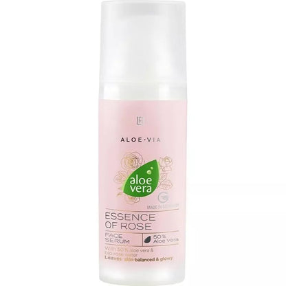 LR Health&Beauty Aloe Via Aloe Vera Essence of Rose Face Moisturizing Serum Cherry Bloom Refreshing Face Gel Set of 2-50 ml./1.7 fl.oz. 50 ml./1.7 fl.oz.