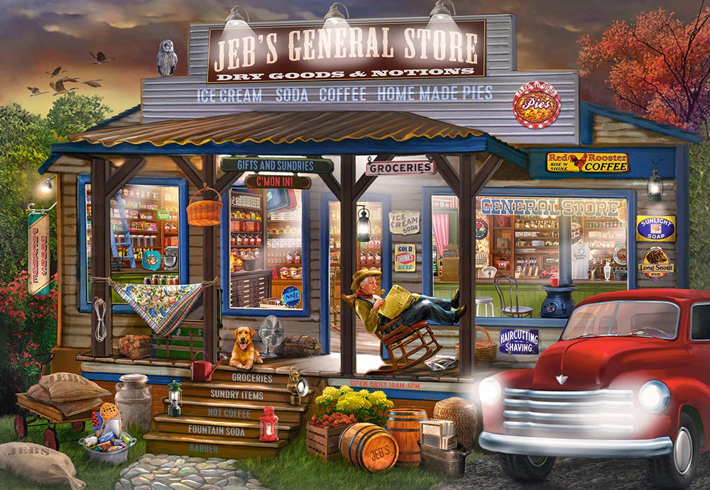 Castorland Puzzle 1000 Pieces, Jeb's General Store - С-104505
