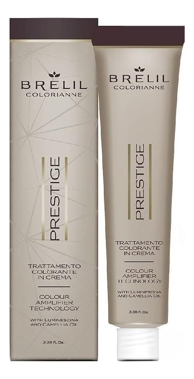 Brelil Colorianne Prestige Technologically Advanced Cream Dyeing Treatment Hydra Color Technology, 100 ml./3.38 fl.oz. (6/18)