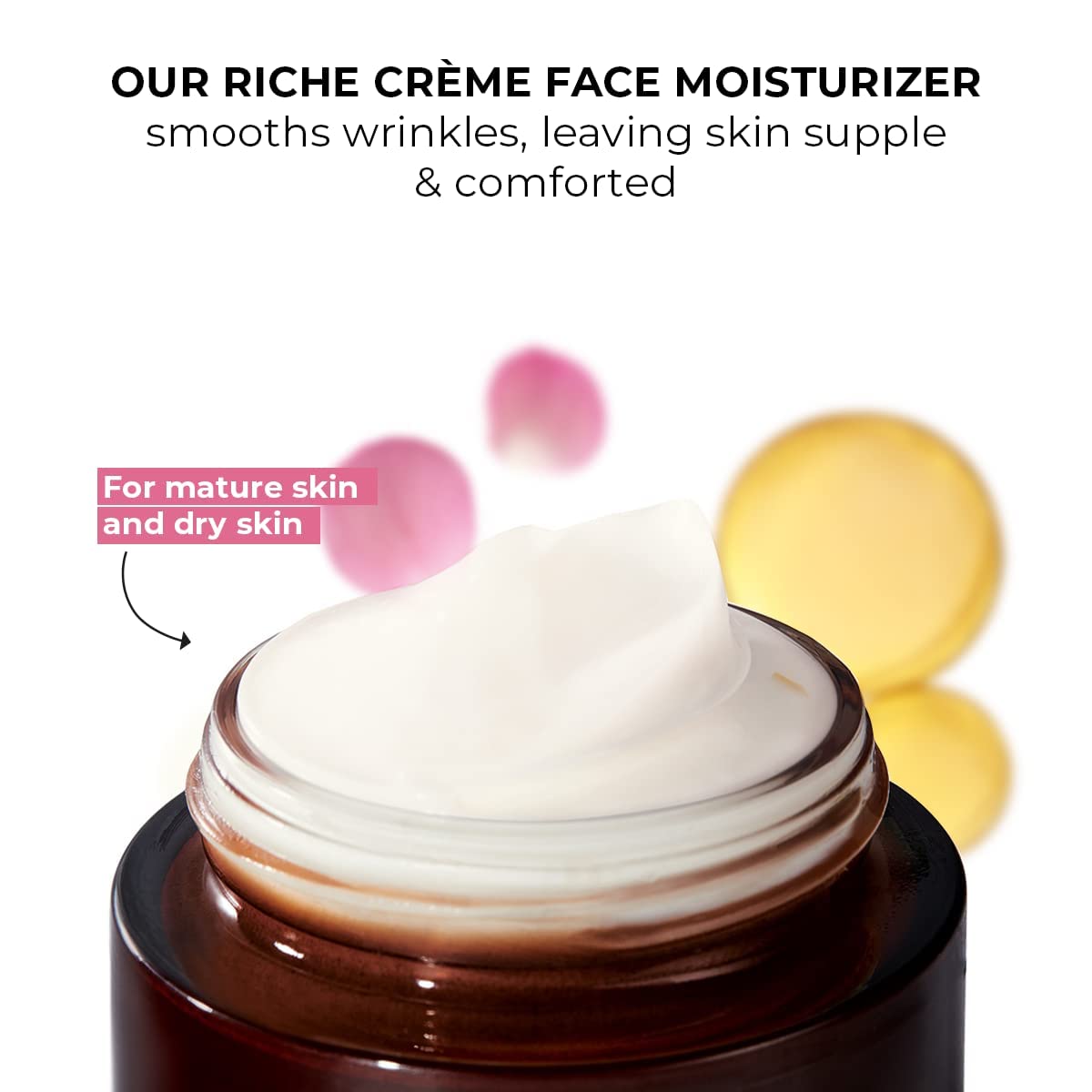 Yves Rocher Comforting Anti-Wrinkle Riche Crème Day | Face Cream to Soften & Smooth Skin 1.7 fl oz