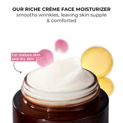 Yves Rocher Comforting Anti-Wrinkle Riche Crème Day | Face Cream to Soften & Smooth Skin 1.7 fl oz