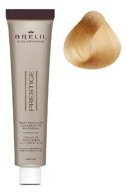 Brelil Colorianne Prestige Technologically Advanced Cream Dyeing Treatment Hydra Color Technology, Natural Platinum Superlightener, 100 ml./3.38 fl.oz. (100/0)