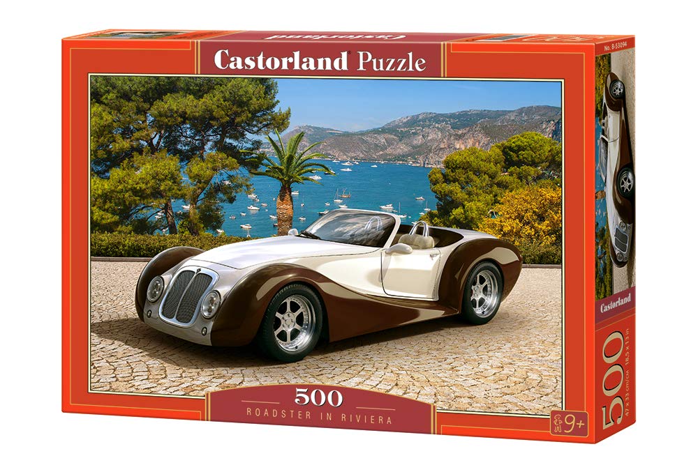 Castorland Puzzle 500 Pieces, Roadster in Riviera - В-53094