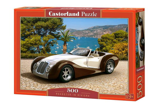 Castorland Puzzle 500 Pieces, Roadster in Riviera - В-53094