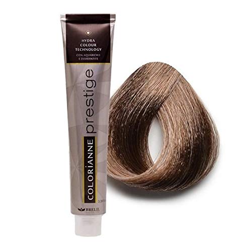 Brelil Colorianne Prestige Technologically Advanced Cream Dyeing Treatment Hydra Color Technology, Chestnut Blonde, 100 ml./3.38 fl.oz. (7/93)