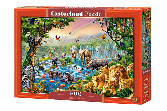 Castorland Puzzle 500 Pieces, Jungle River - В-52141