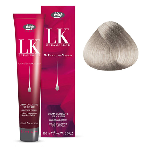 Lisap LK Oil Protection Complex Hair Color Cream, 100 ml./3.38 fl.oz. (11/07 - Extra Lightened Beige Blonde)