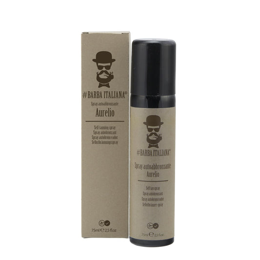 Barba Italiana Aurelio Self-Tanner Spray for Men 75ml/2.53flOz - Natural-Looking Tan Enhancement