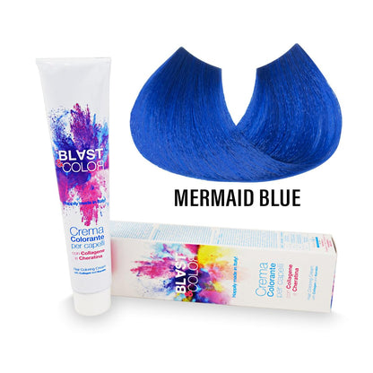 Punti Di Vista Colour & Blast Mermaid Blue Cream Color for Women - 100 ml. / 3.3 fl.oz.