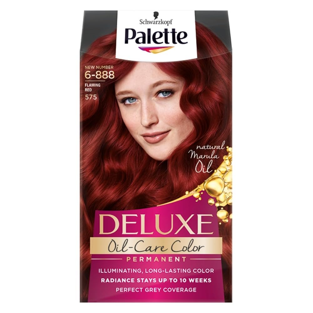 Palette Deluxe Oil-Care Color, 130 ml./4.3 fl.oz. (575 - Flaming Red)