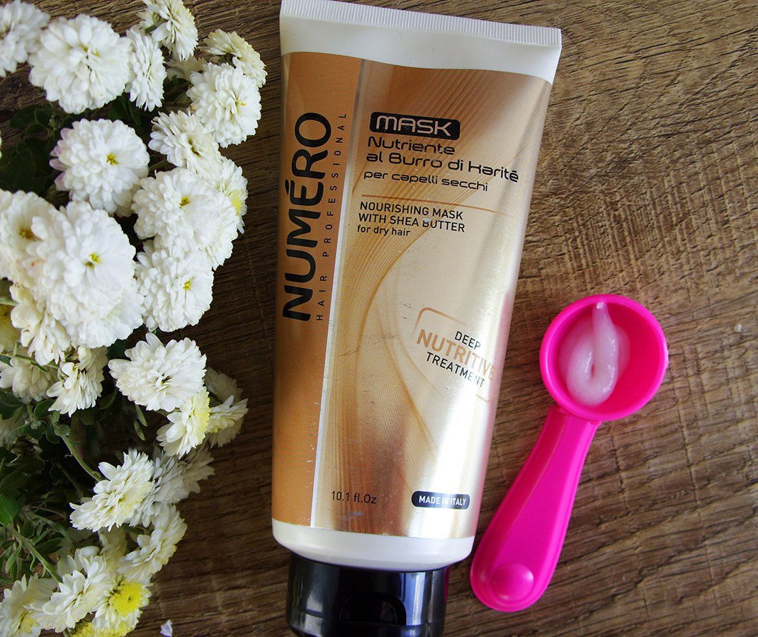 Brelil Numero Nourishing Mask With Shea Butter for dry Hair (10.1 fl.oz.)
