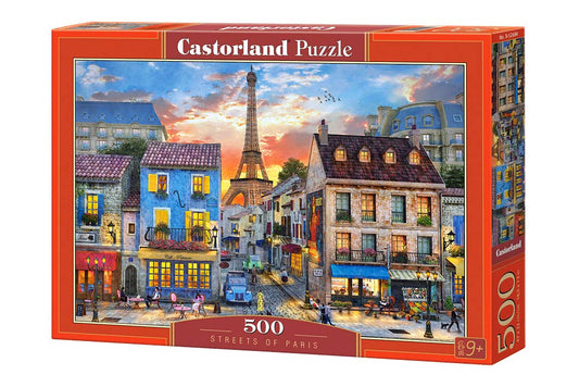 Castorland Puzzle 500 Pieces, Streets of Paris - В-52684