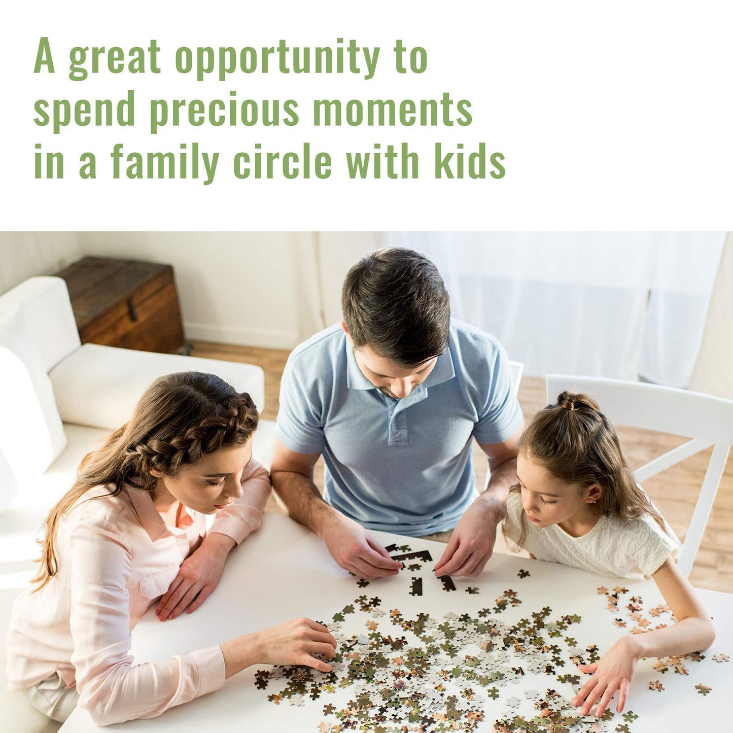 Europe Puzzle – 1000 Piece Jigsaw Puzzle – Picturesque Amsterdam with Bicycles